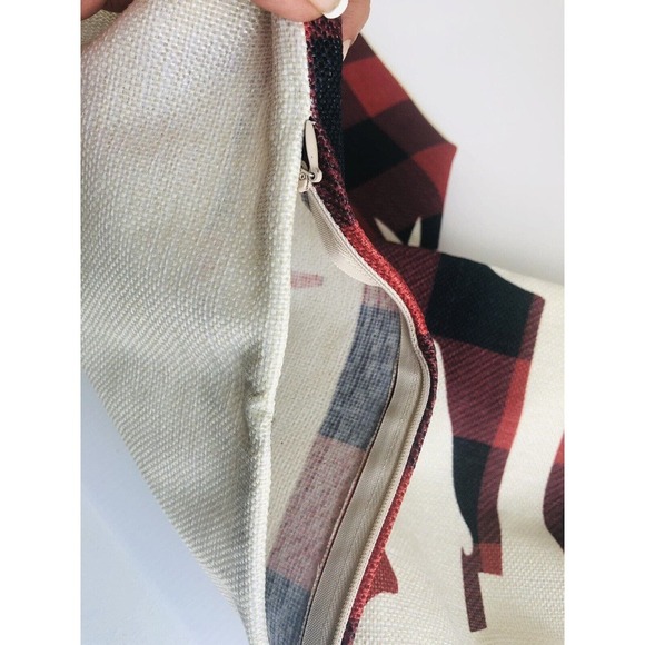 4X Christmas Cushion Cover Pillow Case Cotton Linen Home Sofa Bedroom Home Decor - Picture 7 of 8